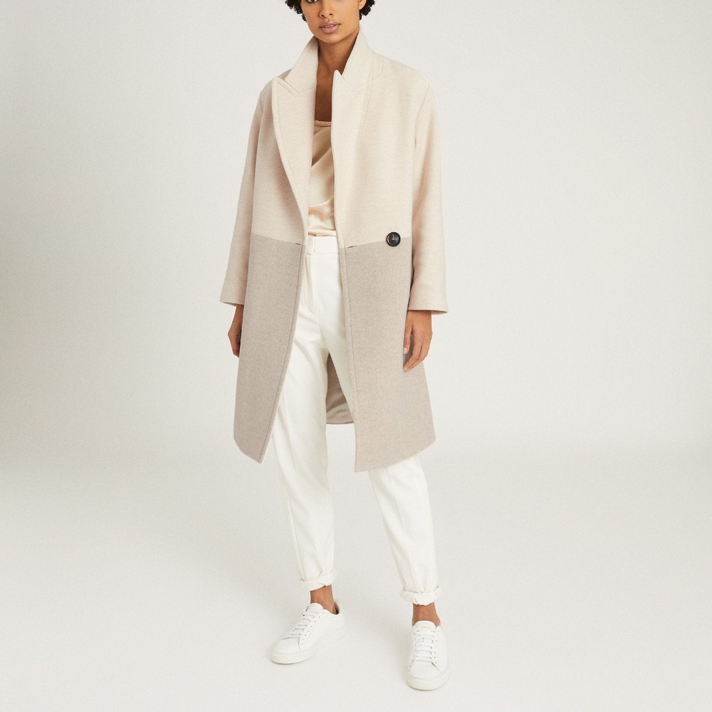 Vale Color Block Coat